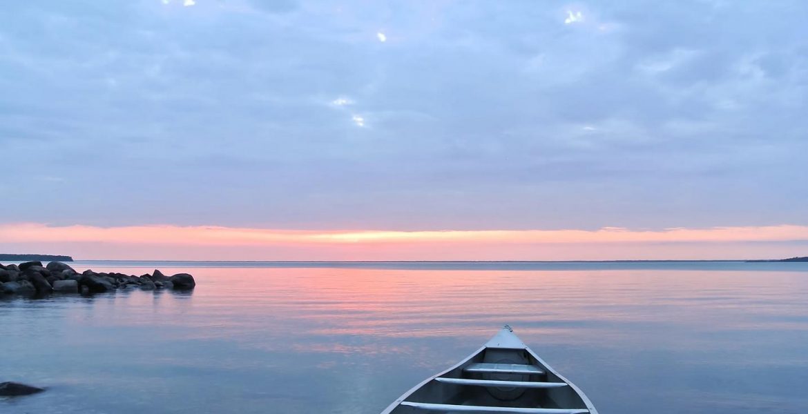 Озеро Виннипег в Канаде