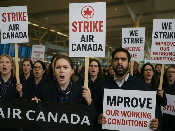 Забастовки Air Canada меняют планы тысяч пассажиров