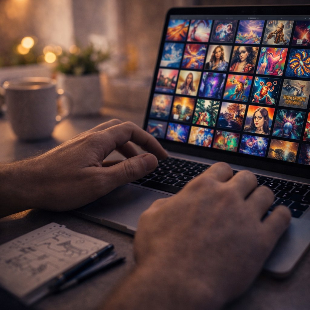 Использование вкладки explore по ссылке https ideogram ai t explore для поиска вдохновения