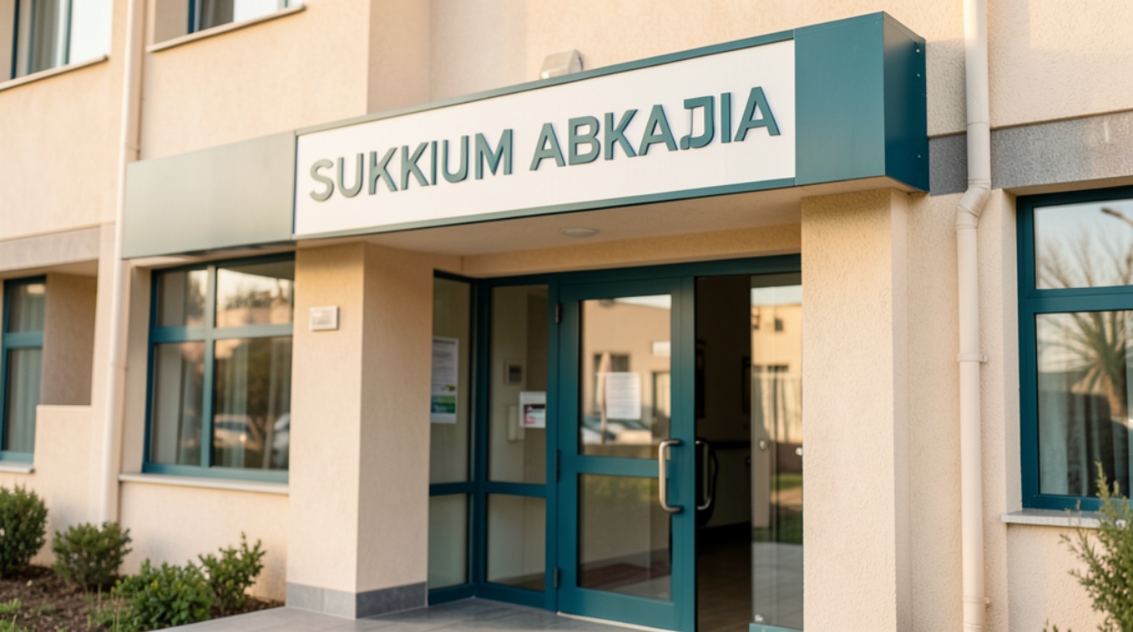 Консульская служба в Сухуме Здание консульской службы МИД Абхазии в Сухуме