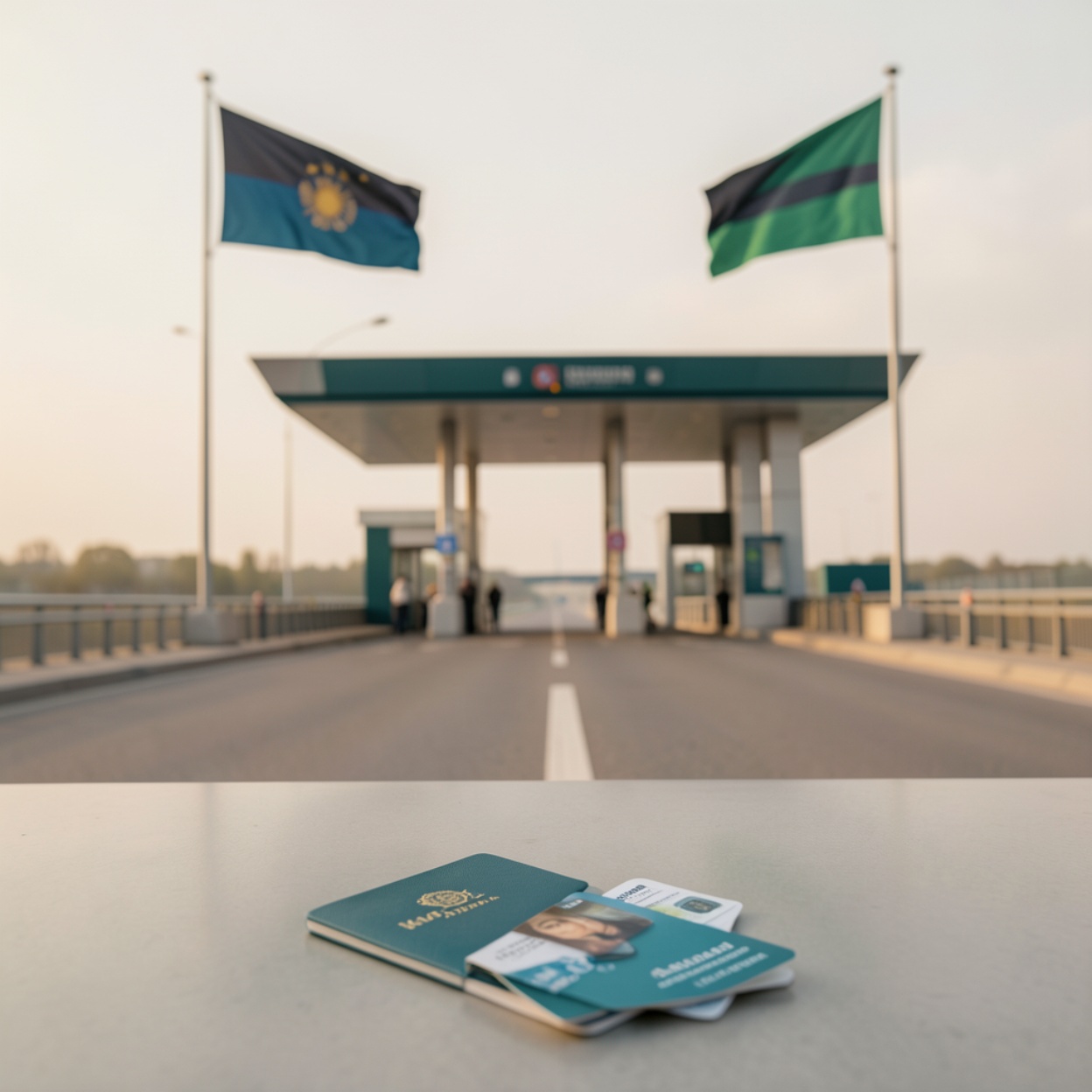 Смартфон с приложением, SIM-карта и паспорт на сумке для путешествий